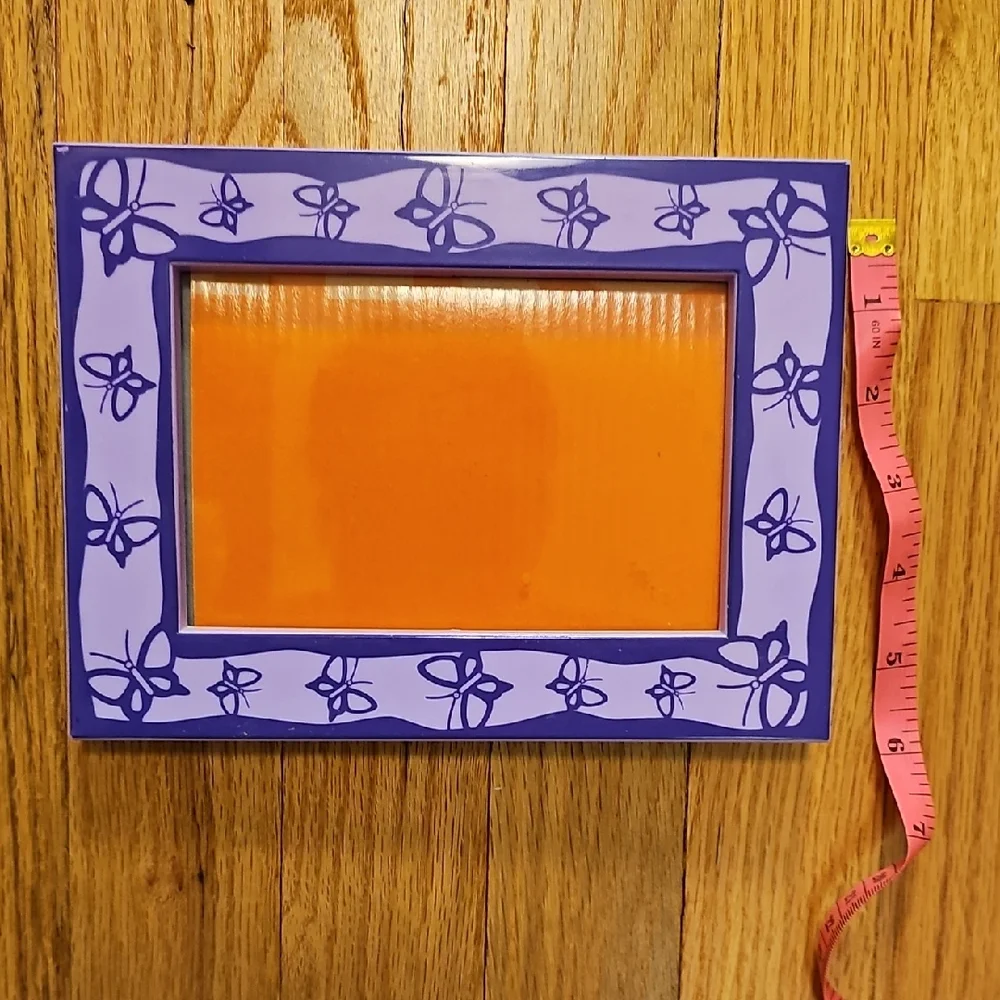 Butterfly Design Picture Frame VGUC